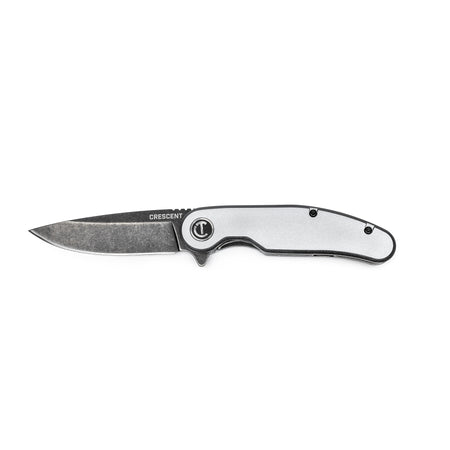 Pocket 3-1/4in. Drop Point Aluminum Handle Pocket Knife | Accent Tools