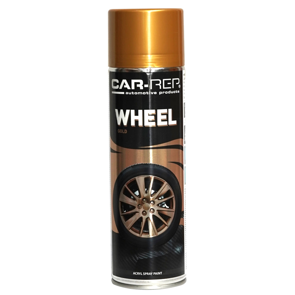 Car-Rep Aerosol Wheel Paint Gold Acryl 500ml | Formula