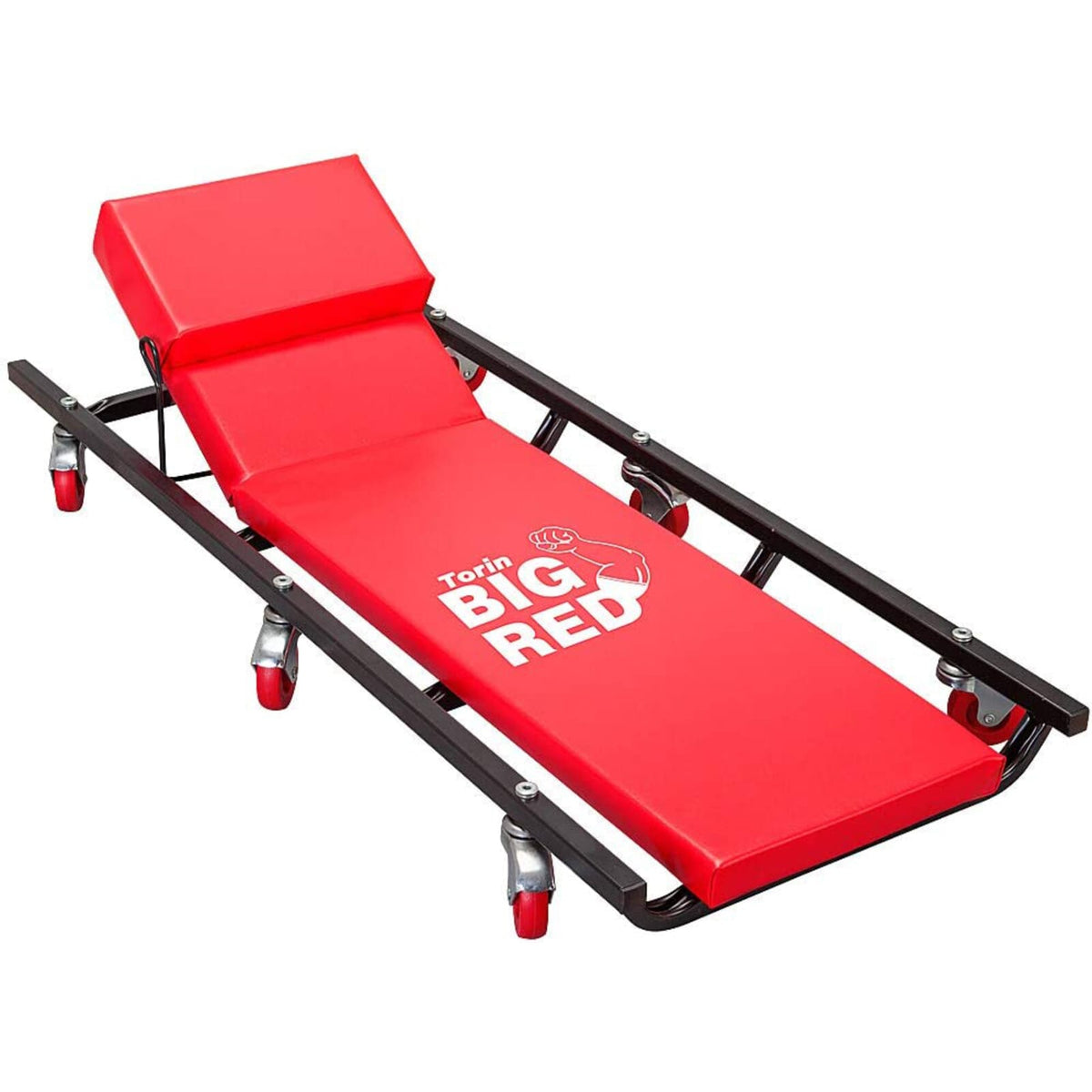 Torin - Big Red TR6452 Steel Creeper 6 Wheels with Adjustable Head Rest | Hobeca