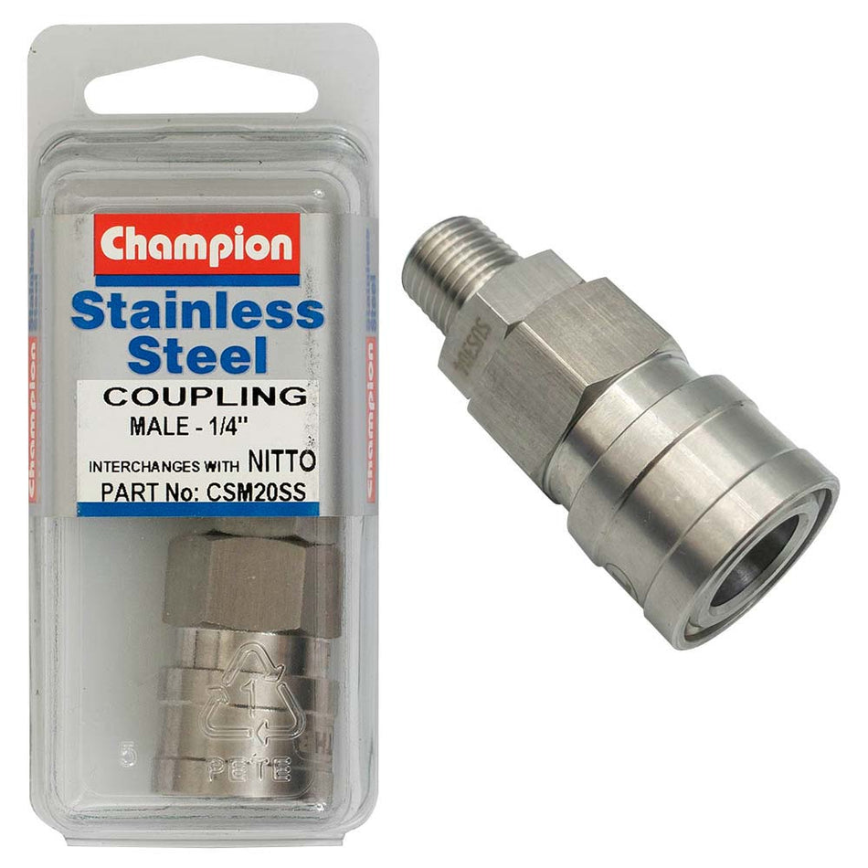Champion 1/4in Male Coupling Nitto Interchange  -304/A2