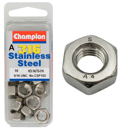 Champion UNC Hex Nut - 316/A4 (C) - ISL_CSP102