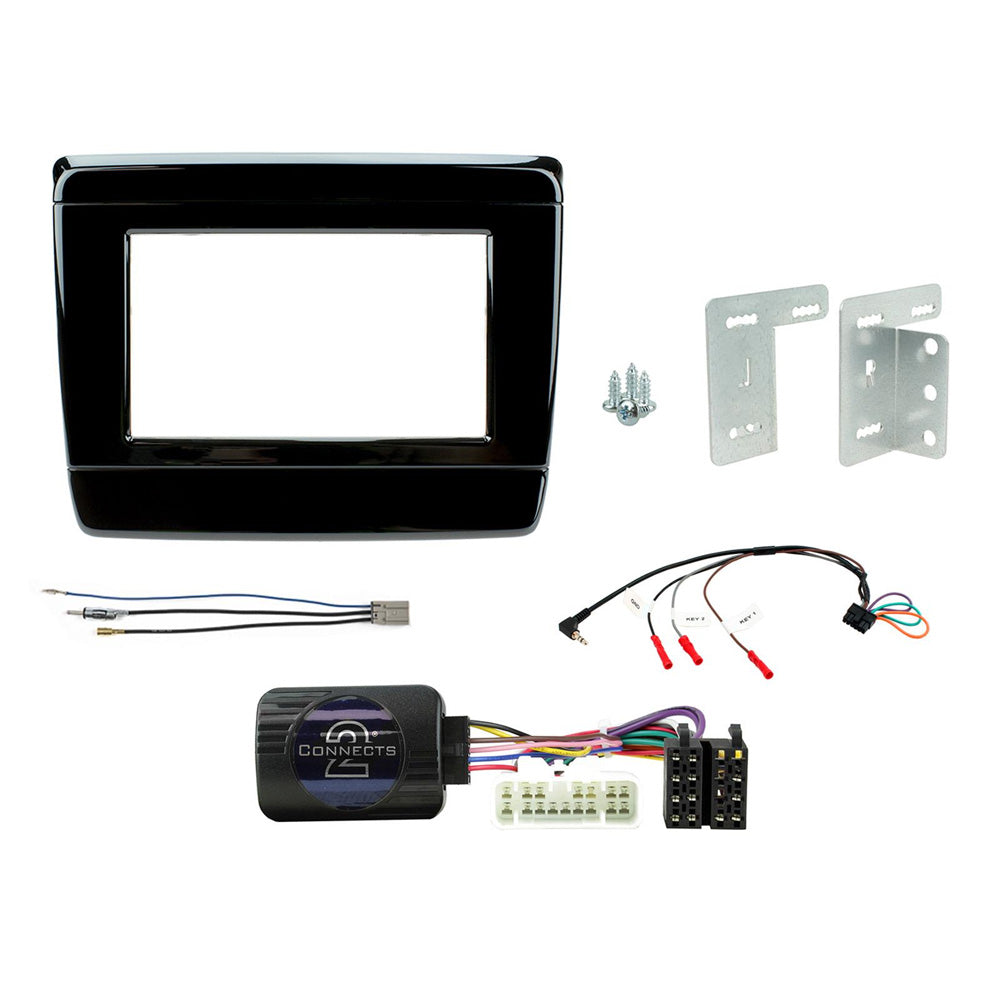 Fitting Kit Isuzu D-Max 2020 - 2022 Double Din (Piano Black) (Basic System) Complete Kit | Formula