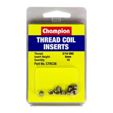 Champion Thread Insert Refills -10pk 3/16in - ISL_CTRC36