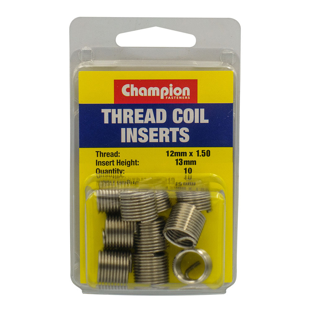 Champion Thread Insert Refills M12 x 1.50 x 13mm -10pk | ISL