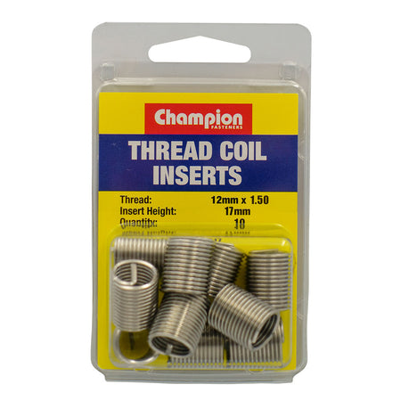 Champion Thread Insert Refills M12 x 1.50 x 17mm -10pk | ISL