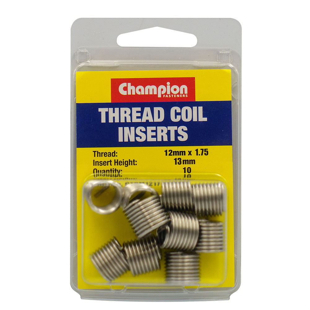 Champion Thread Insert Refills M12 x 1.75 x 13mm -10pk | ISL