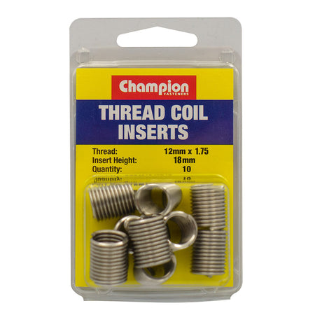 Champion Thread Insert Refills M12 x 1.75 x 18mm -10pk | ISL