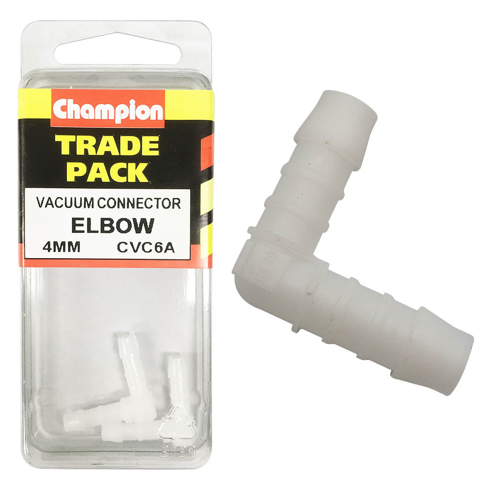 Champion Hose Fitting 90 Elbow 4mm - 2pk | ISL