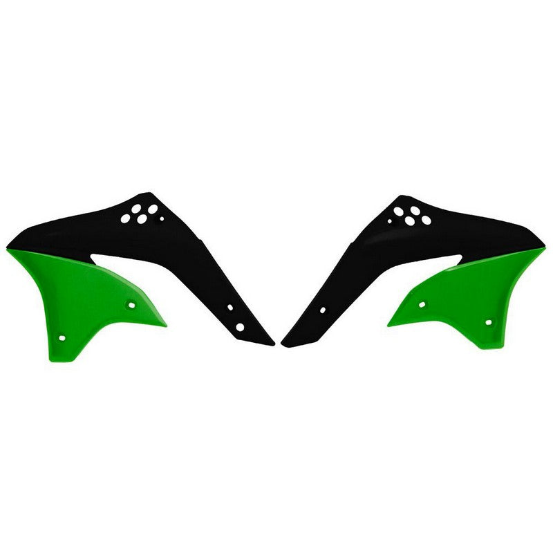 Radiator Shrouds Rtech Kx450f 06-08 Black Green | Formula