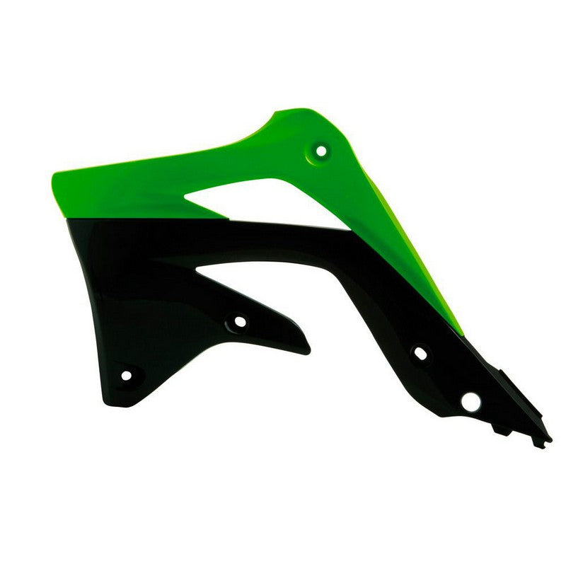 Radiator Shrouds Rtech Kx450f 12-15 Green Black | Formula