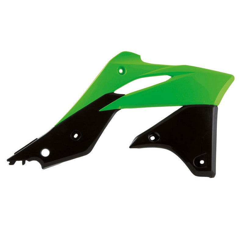 Radiator Shrouds Rtech Kx250f 13-16 Green Black | Formula