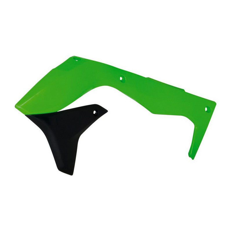 Radiator Shrouds Rtech Kx450f 16-18 Green Black | Formula