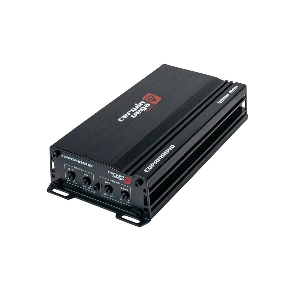 Cerwin Vega CVPM400.4D 4-channel Class-D amplifier front view