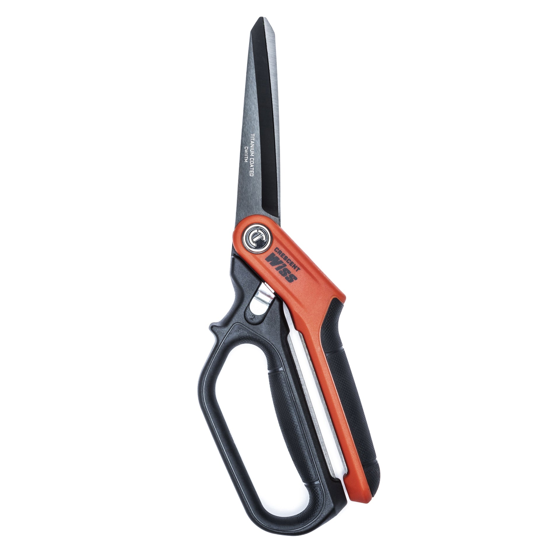 Crescent 11in. Heavy-Duty Titanium Coated Single Ring Tradesman Shears | Accent Tools