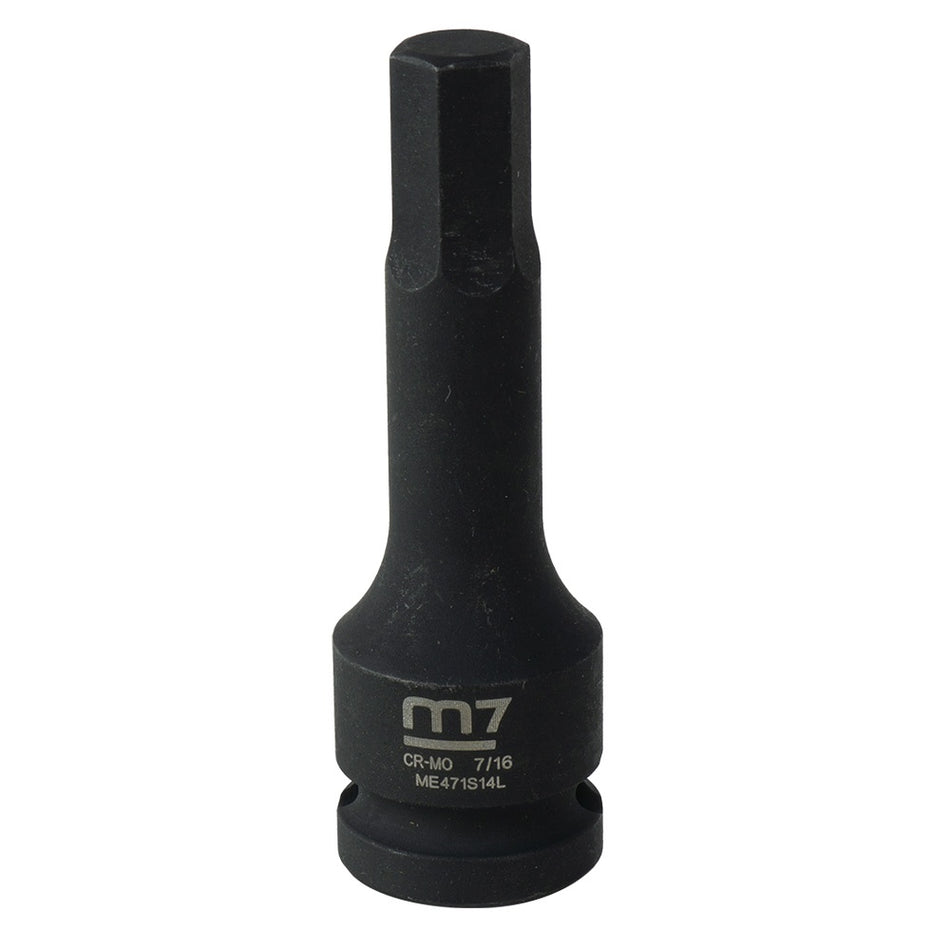 M7 Impact In Hex Socket, 1/2in Drive, 7/16in