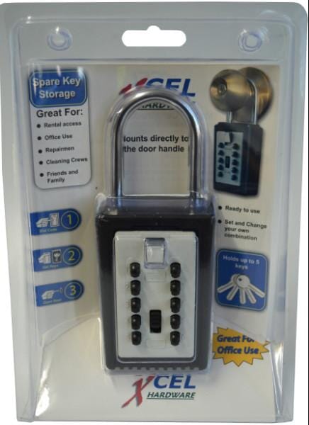 Xcel Key Safe Digital Lock Box - Hasp Attaching 5-Key | Hobeca