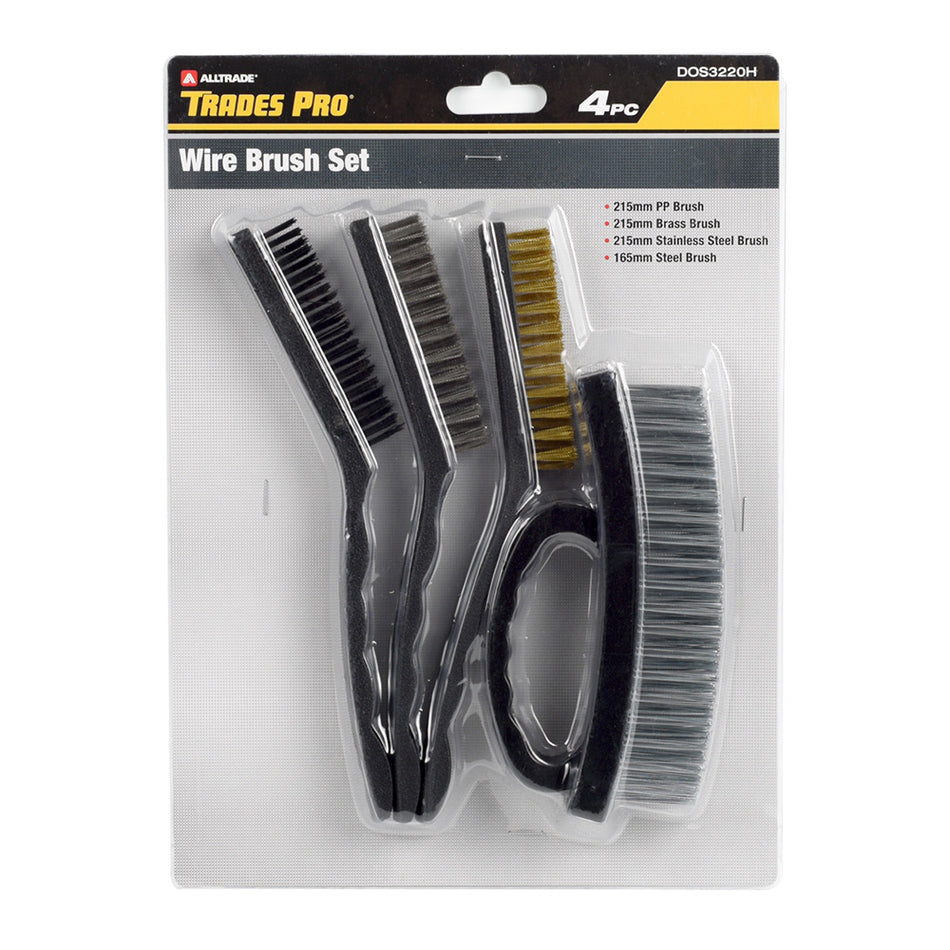 4pc Wire Brush Set