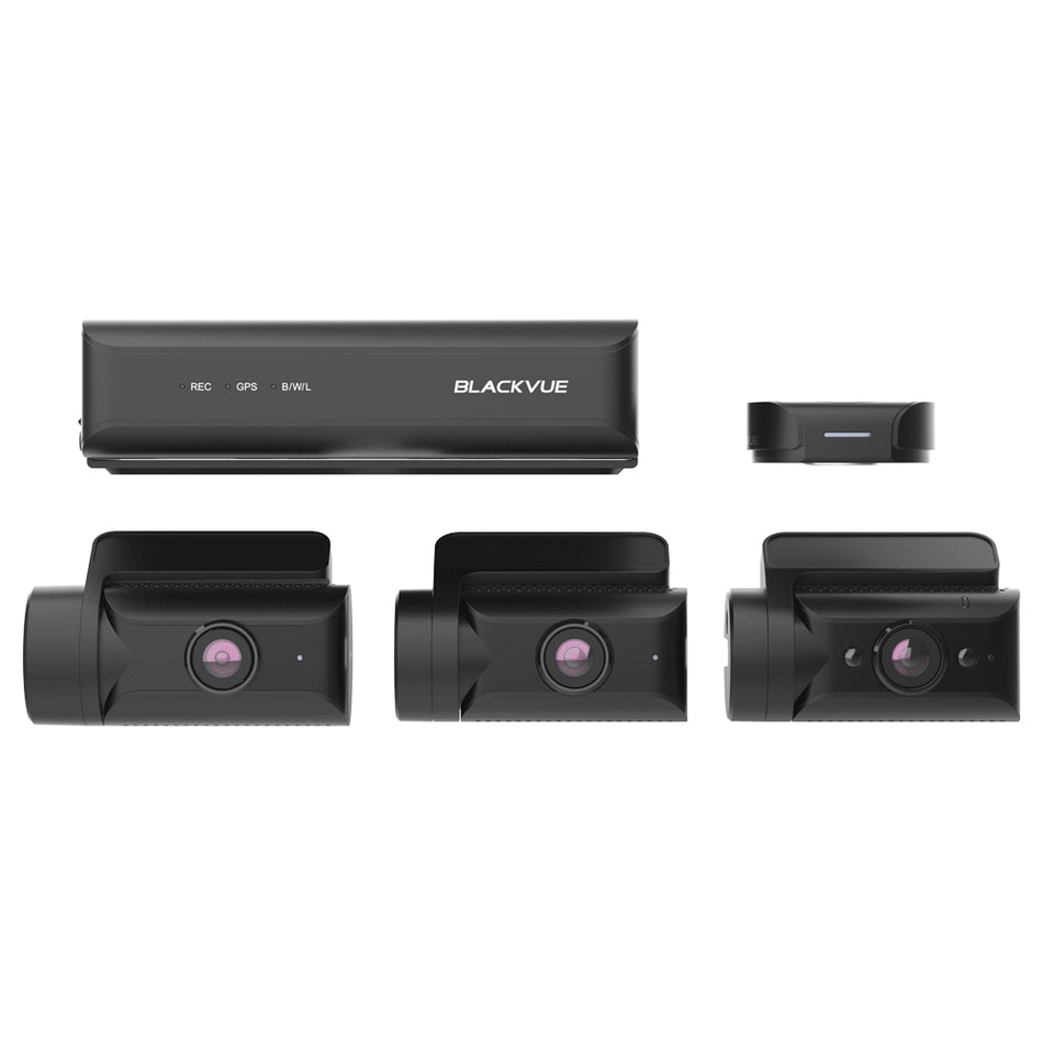 Blackvue Dr770x Box Pro 3-Ch Camera System With Central Record Box + Front, Ir 1080 Hd Dashcam 64 Gb