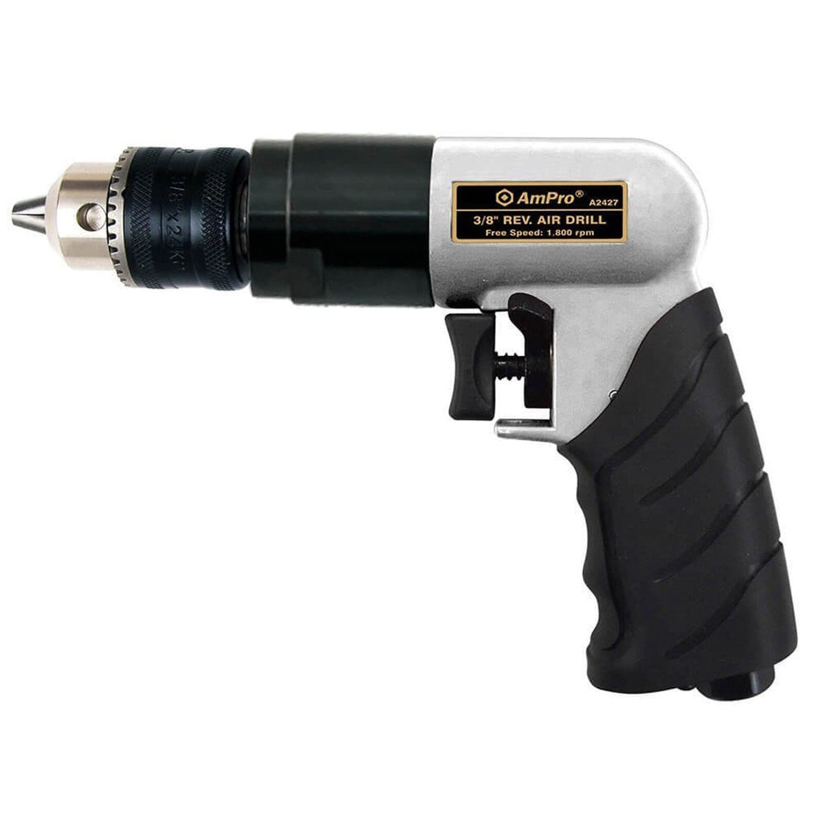 AmPro Reversible Air Drill 3/8"Dr with Keyed Chuck | Hobeca