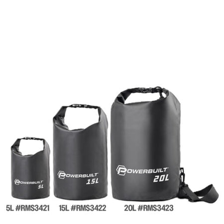Powerbuilt All-Purpose Dry Bag, 5 Litre | Alltrade