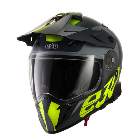 Adventure Motorcycle Helmet Eldorado E30 Medium Fluro Graphic | Formula