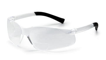 Esko bi-focal safety specs with clear lens and x2.0 magnification