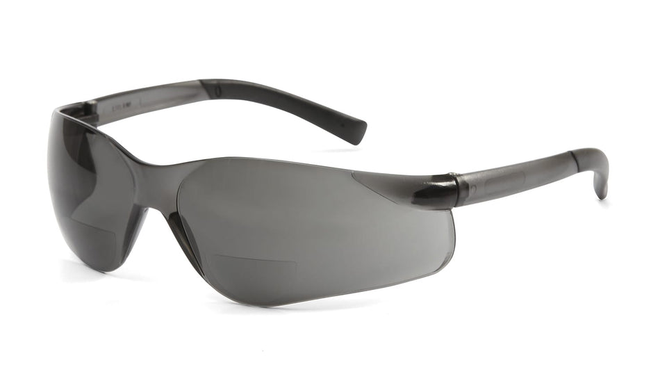 Esko Bi-Focal Safety Spec, Magnification x2.5 (+250%), Smoke
