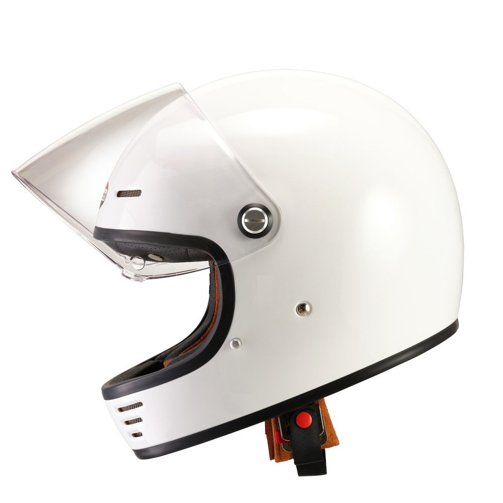 Motorcycle Helmet Eldorado E70 Retro Design Medium White | Formula