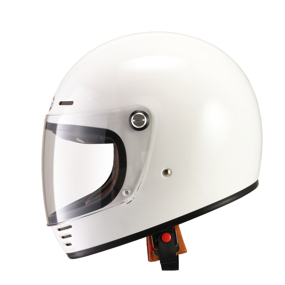Motorcycle Helmet Eldorado E70 Retro Design Large White | Formula