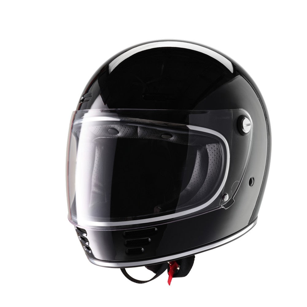 Motorcycle Helmet Eldorado E70 Retro Design Small Gloss Black | Formula