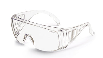Esko Vispec Overspec clear lens safety glasses, AS/NZS1337.1 certified