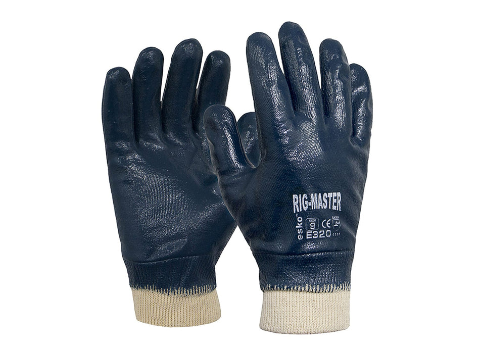 Rig Master Nitrile Glove, Size Large
