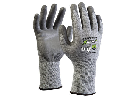 Esko Razor Plus X500+ Cut 5 PU Dip Glove - Size 8(M)