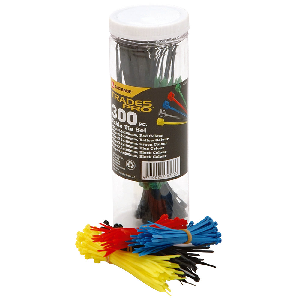 300pc Assorted Cable Tie Set | Alltrade