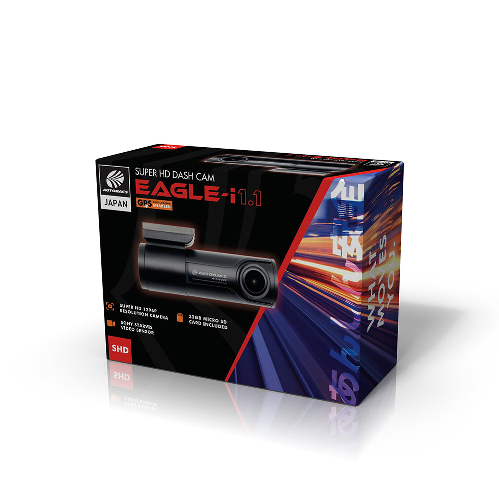 Autobacs Eagle I 1.1 Super Hd Dash Cam Wifi Gps Dvr 32gb | Formula