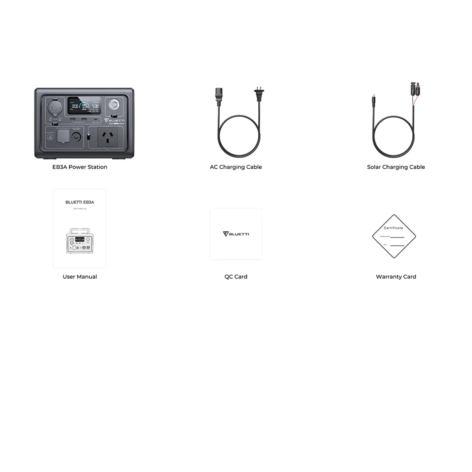 Bluetti Eb3a Portable Power Station | 600w (1200w Surge) 268wh | Formula