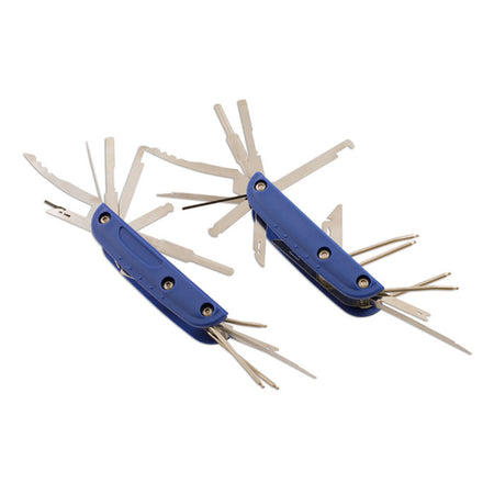 Stainless steel key removal tool with nylon handle