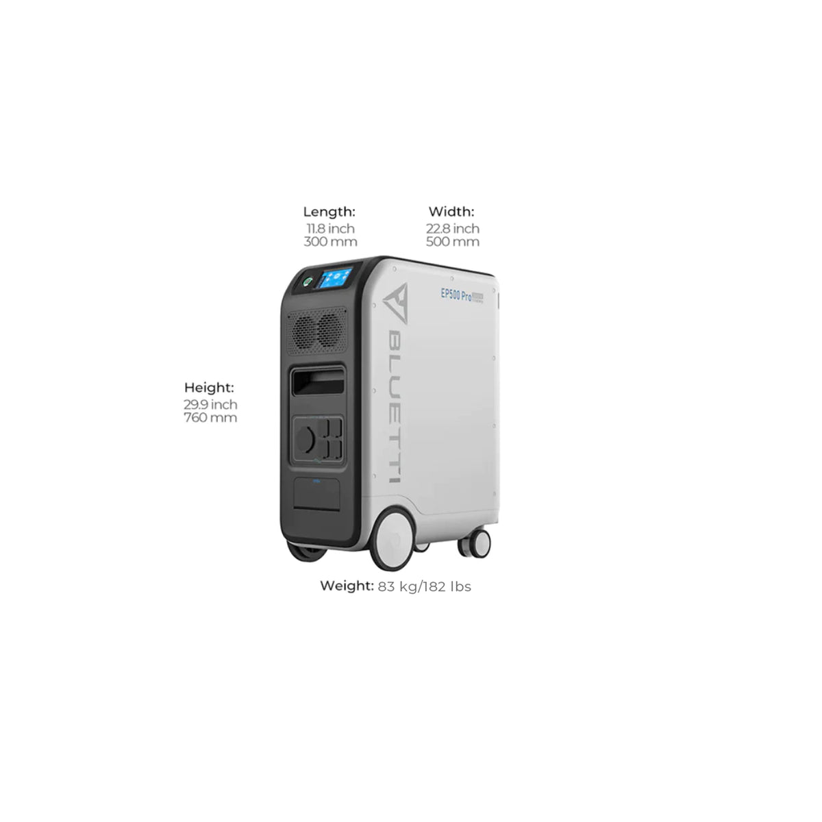 Bluetti Ep500p Ups Home Backup Power Station | 3000w (6000w Surge) 5100wh | Formula