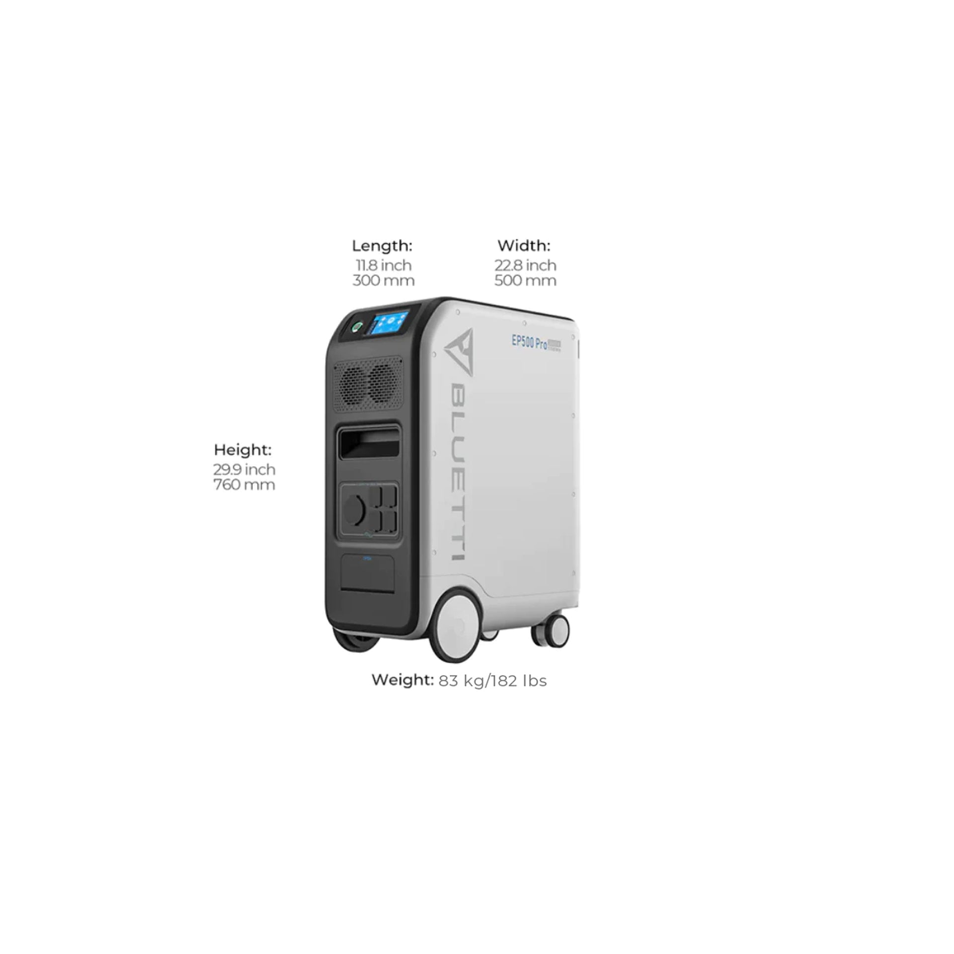 Bluetti Ep500p Ups Home Backup Power Station | 3000w (6000w Surge) 5100wh | Formula