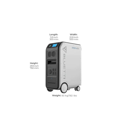 Bluetti Ep500p Ups Home Backup Power Station | 3000w (6000w Surge) 5100wh | Formula