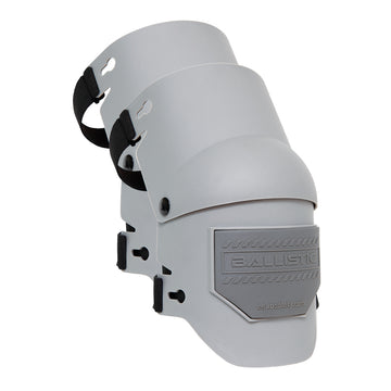 X-FLEX ballistic kneepads with hinged plastic shell and EVA foam padding