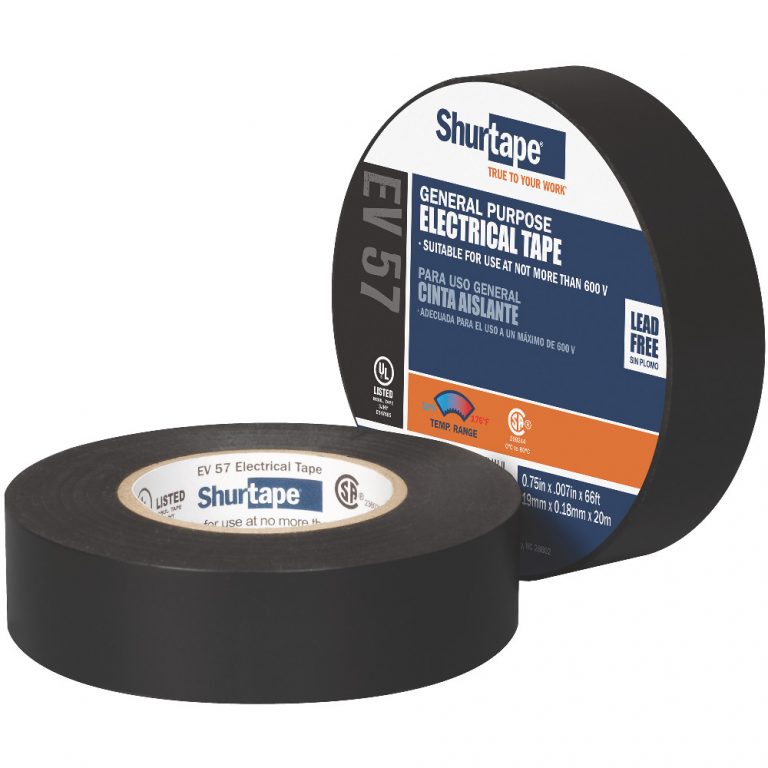 Shurtape EV 057 Electrical Tape Black 19mm x 20m