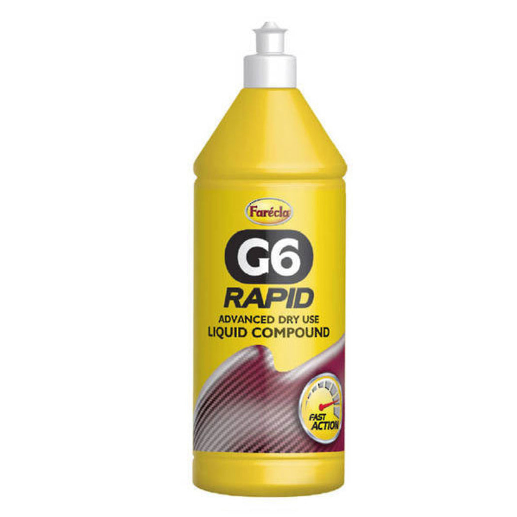 Farecla G6 Rapid Advanced Dry Use Liquid Compound 1 Litre | Formula