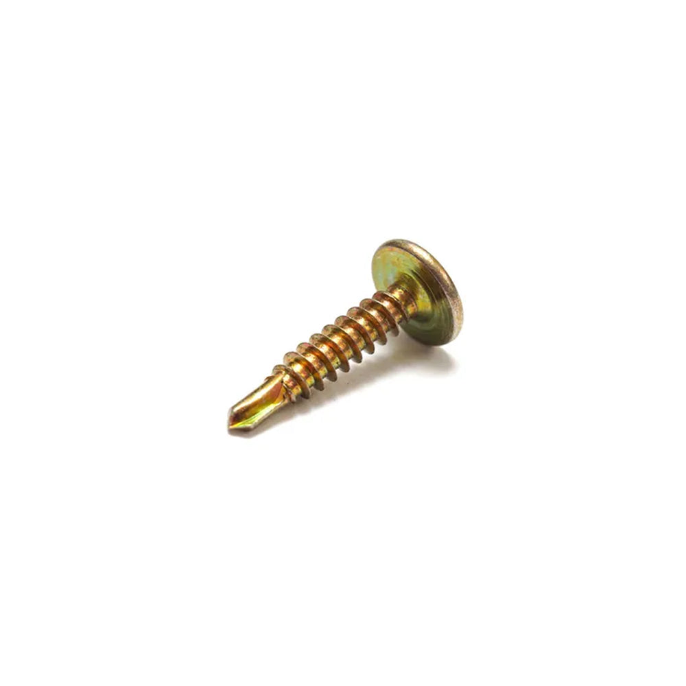 Screw Button Head Self Drilling Gold 8g 12mm (100 Pack) | Formula