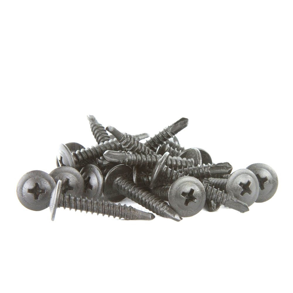 Screw Button Head Self Drilling Black 8g 25mm (100 Pack) | Formula