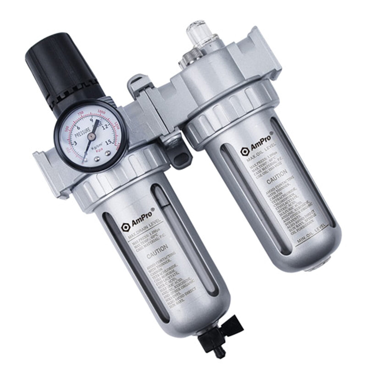 AmPro Air Filter / Regulator & Lubricator 3/8" | Hobeca