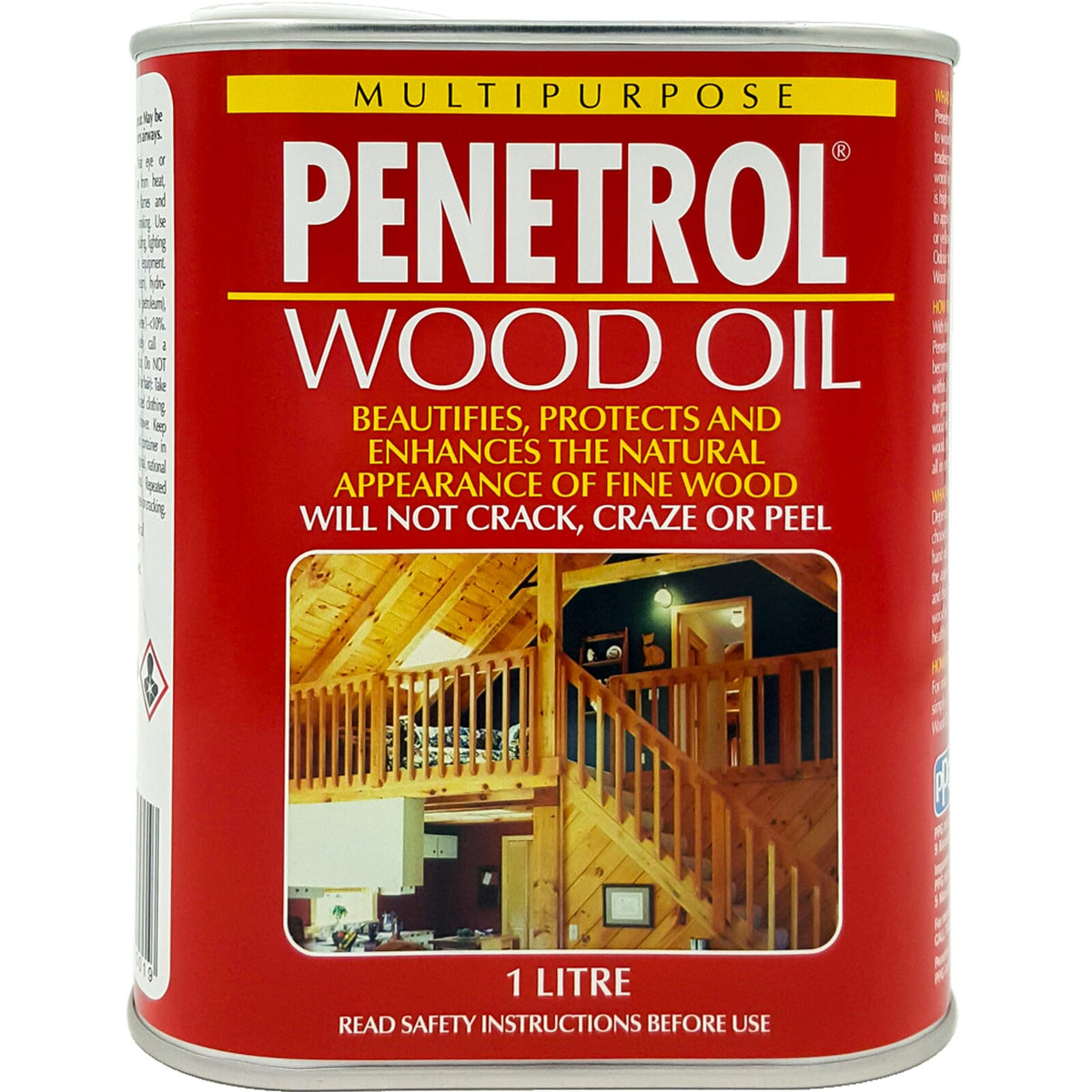 Flood Penetrol Wood Oil 1L (Red Can) | Hobeca