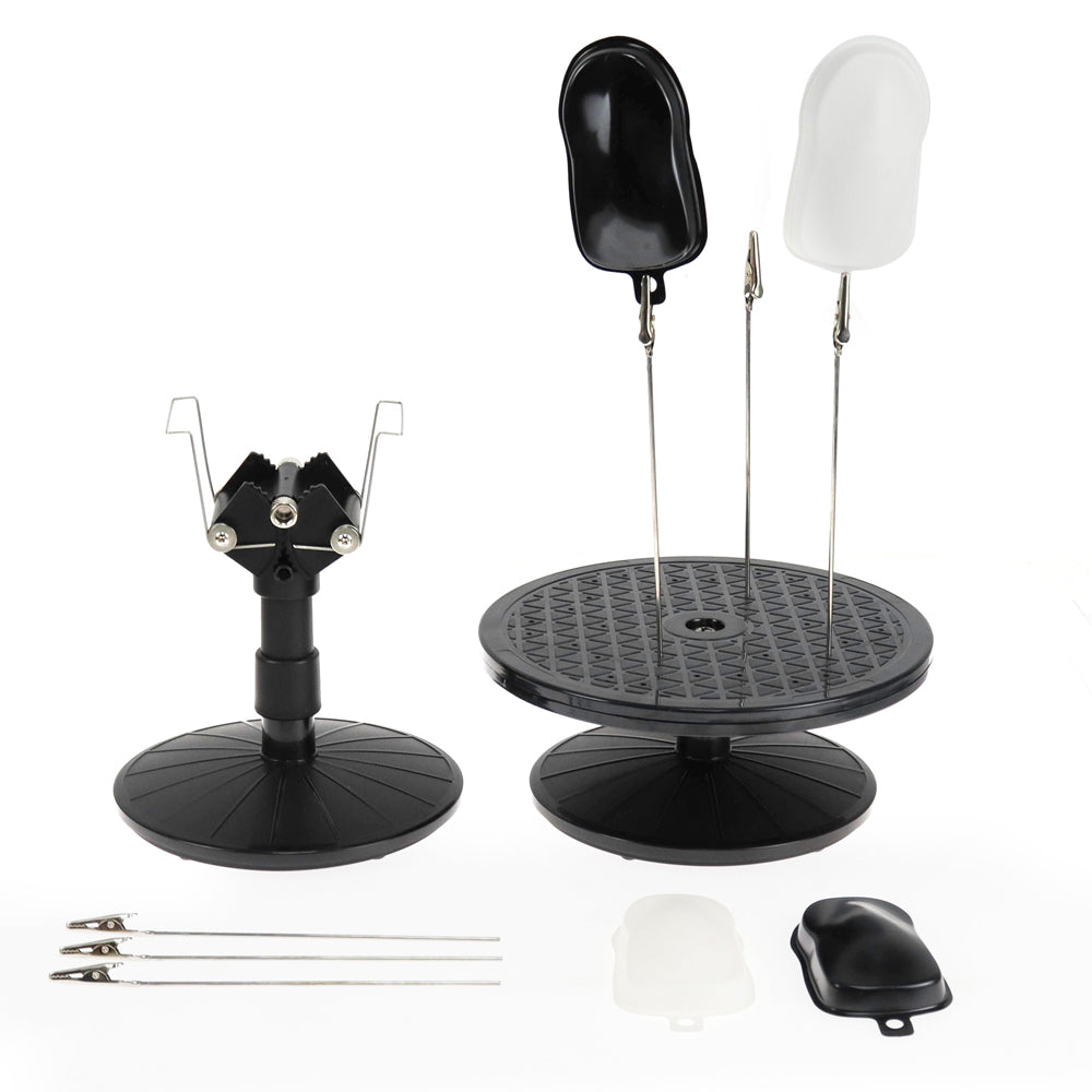 Formula Airbrush Painting Turntable And Holder Kit With Clips