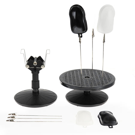 Formula Airbrush Painting Turntable And Holder Kit With Clips