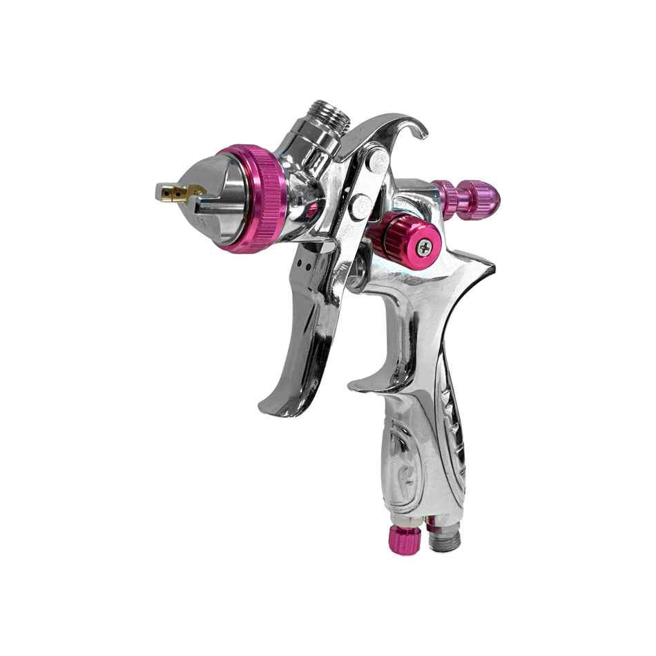 Formula Gravity Spray Gun Dual Setup 1.3mm & 1.8mm With 600ml Pot Red